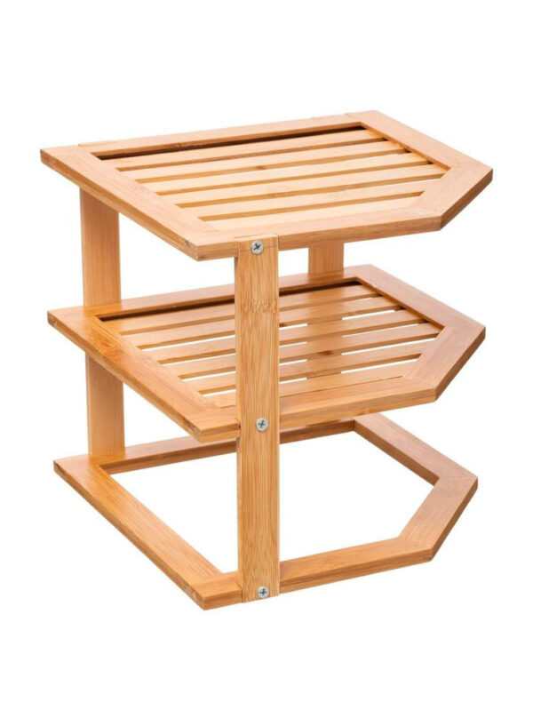 Two-Stage Wood Shelf